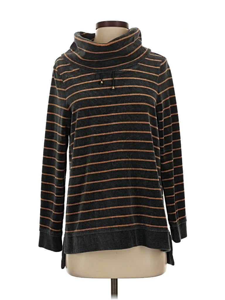 Pre-owned Zenergy By Chico's Sweatshirt In Gray