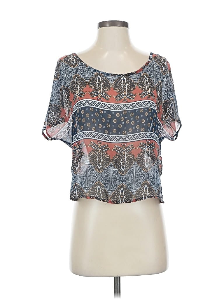 Pre-owned Kirra Short Sleeve T-shirt In Blue