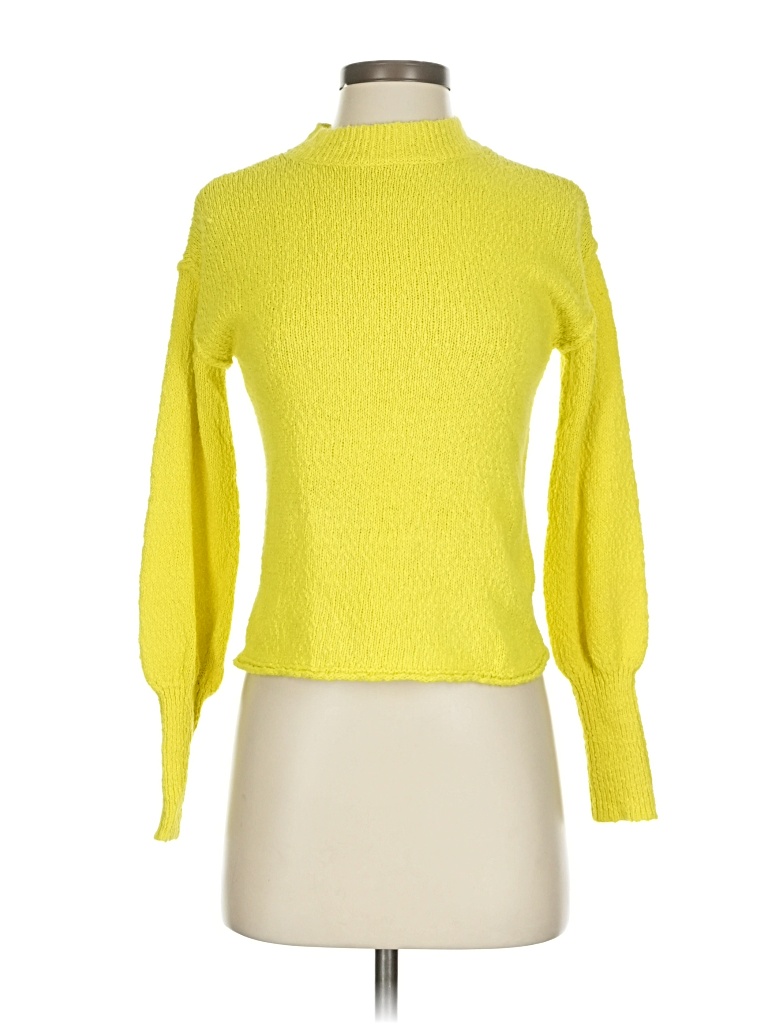 Pre-owned Abound Turtleneck Sweater In Yellow