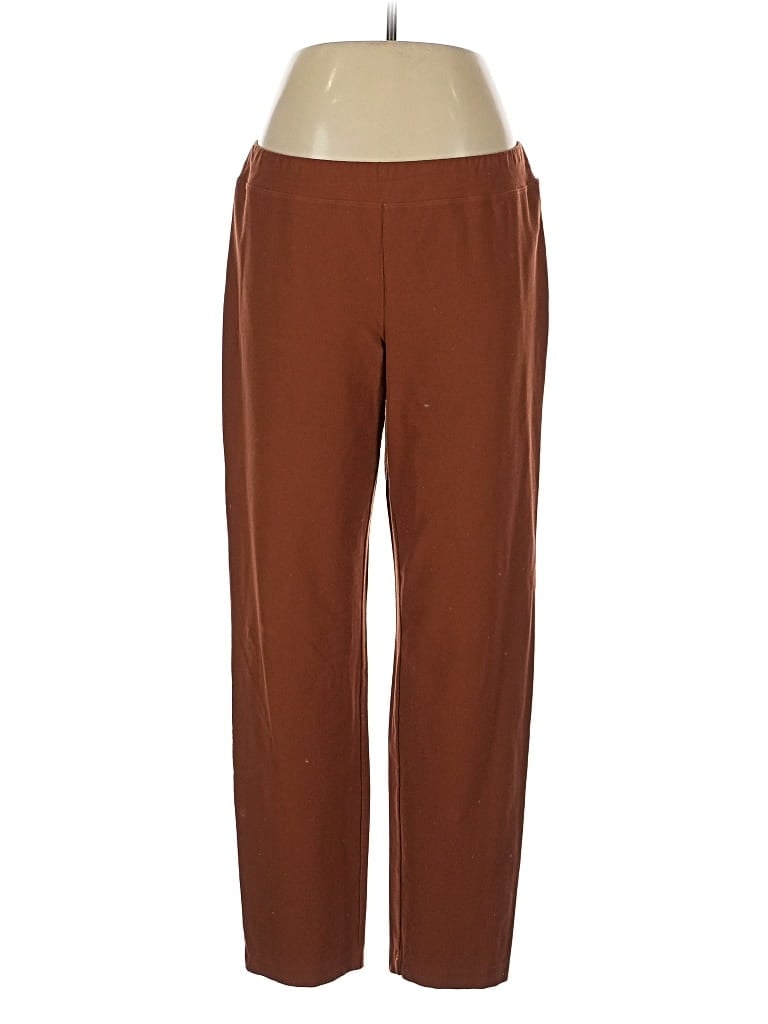Pre-owned Eileen Fisher Casual Pants In Brown