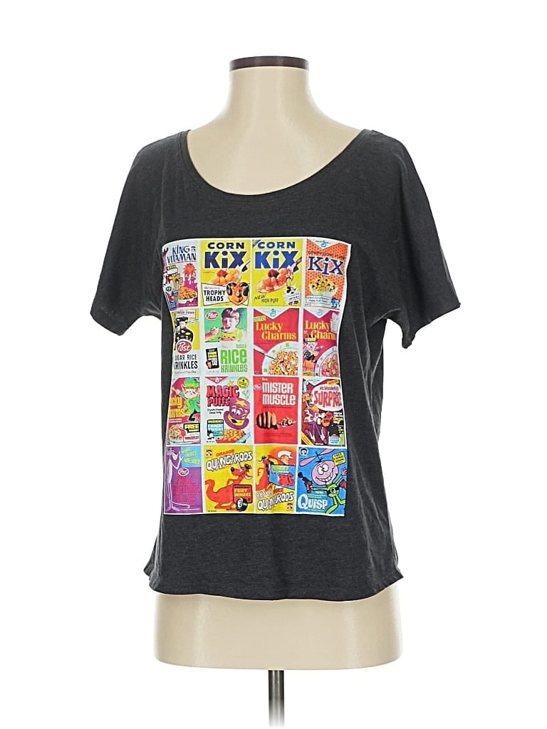 Pre-owned Bella Short Sleeve T-shirt In Gray