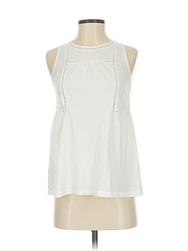 Pre-owned Old Navy Sleeveless Blouse In White