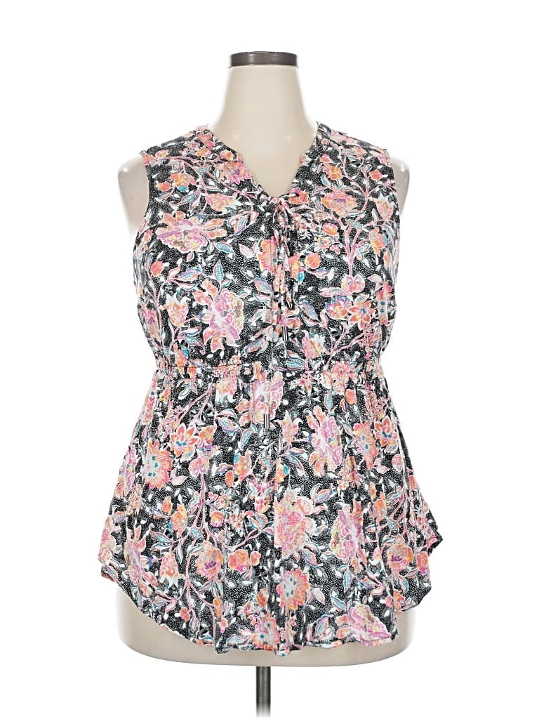 Pre-owned Torrid Sleeveless Blouse In Pink