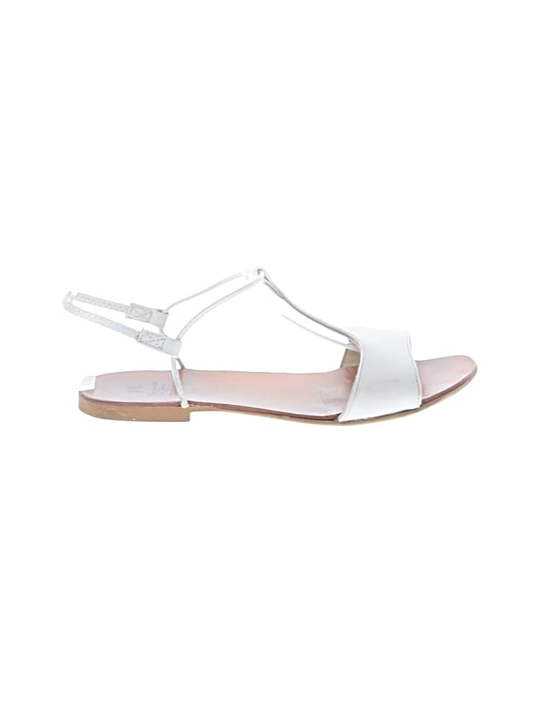 Pre-owned Assorted Brands Sandals In White