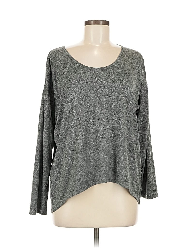 Pre-owned C9 By Champion 3/4 Sleeve T-shirt In Gray