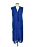 J.Crew 100% Polyester Blue Casual Dress Size XXS - photo 1