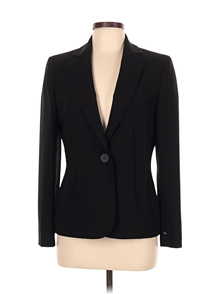 Pre-owned Kasper Blazer Jacket In Black