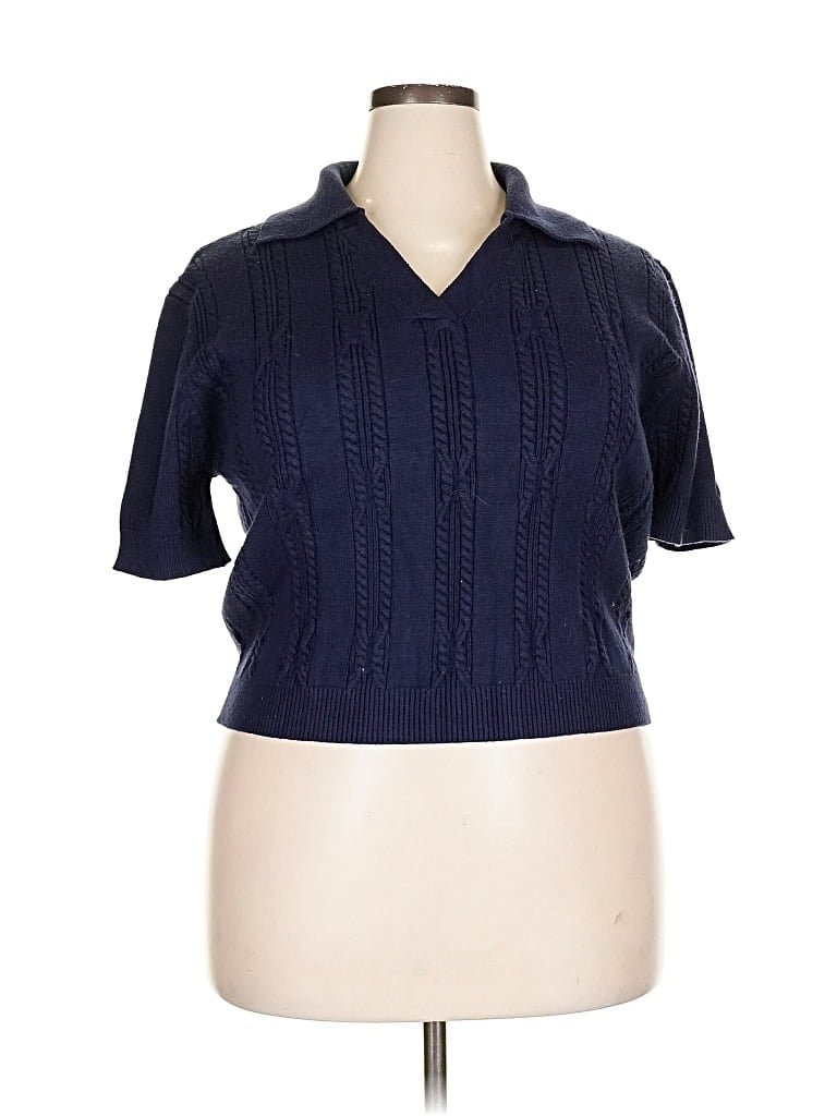 Pre-owned Cider Sweater Vest In Blue