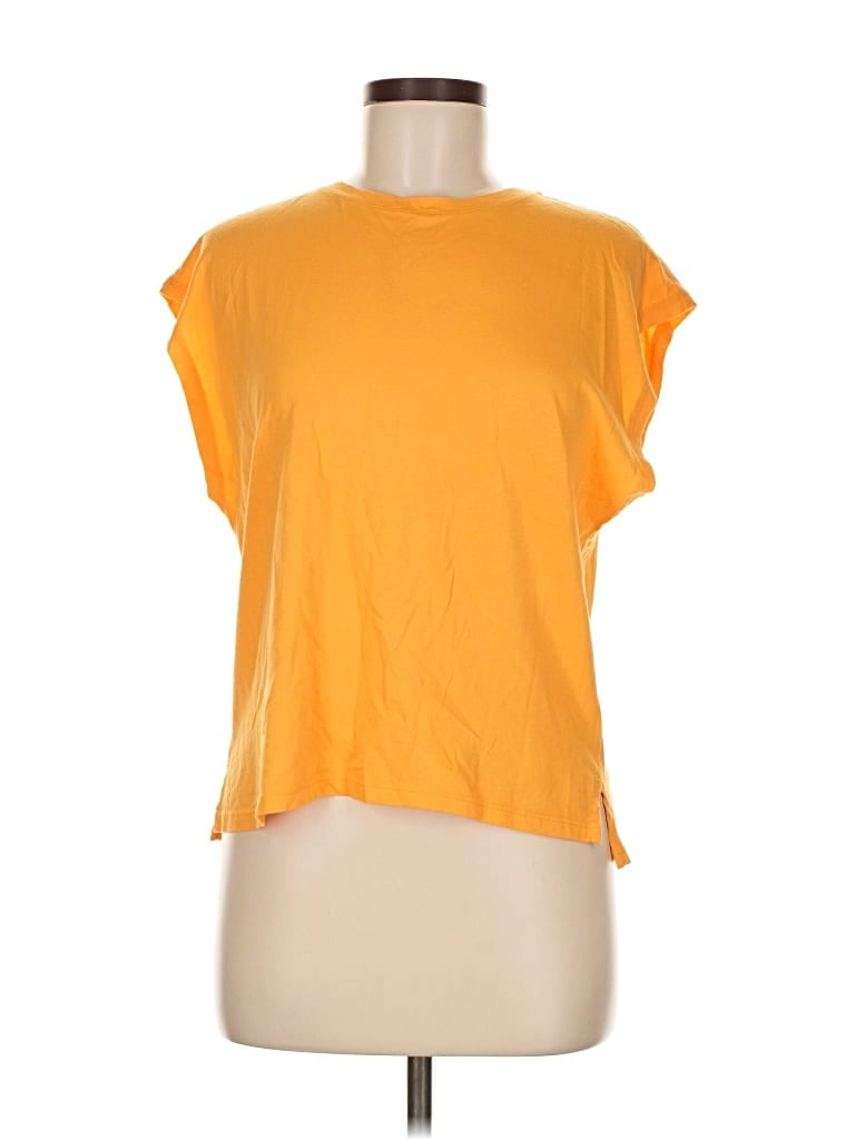 Pre-owned Frame Short Sleeve T-shirt In Yellow