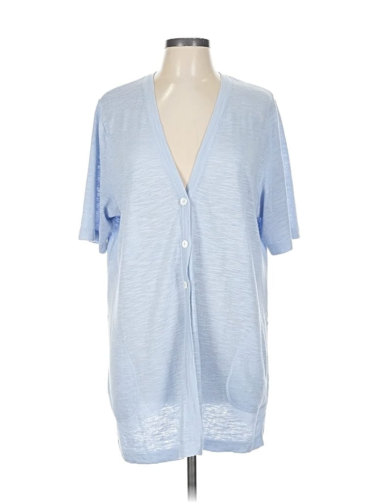 Pre-owned Jjill Cardigan Sweater In Blue