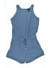 Athleta Solid Blue Romper Size 16 - photo 1