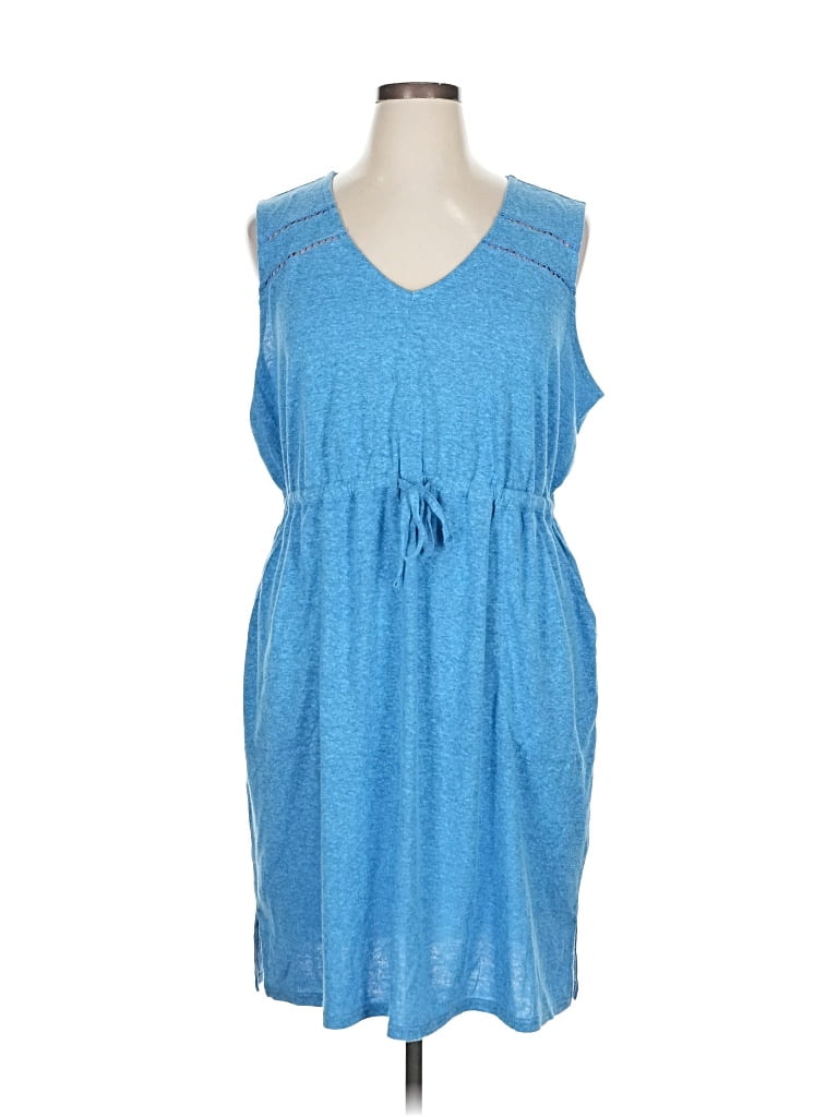 Pre-owned Prana Casual Dress In Blue