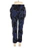 Parker 100% Viscose Print Blue Casual Pants Size 6 - photo 1