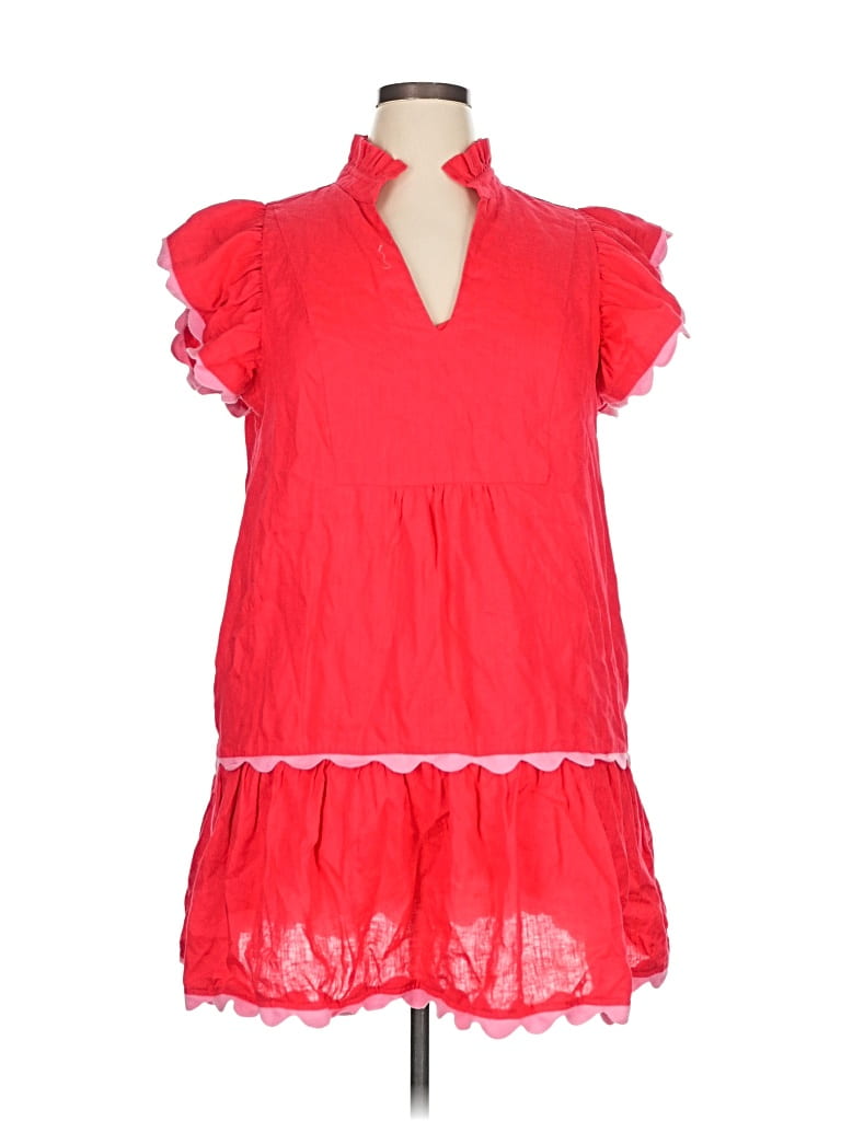 Pre-owned Tuckernuck Casual Dress In Red