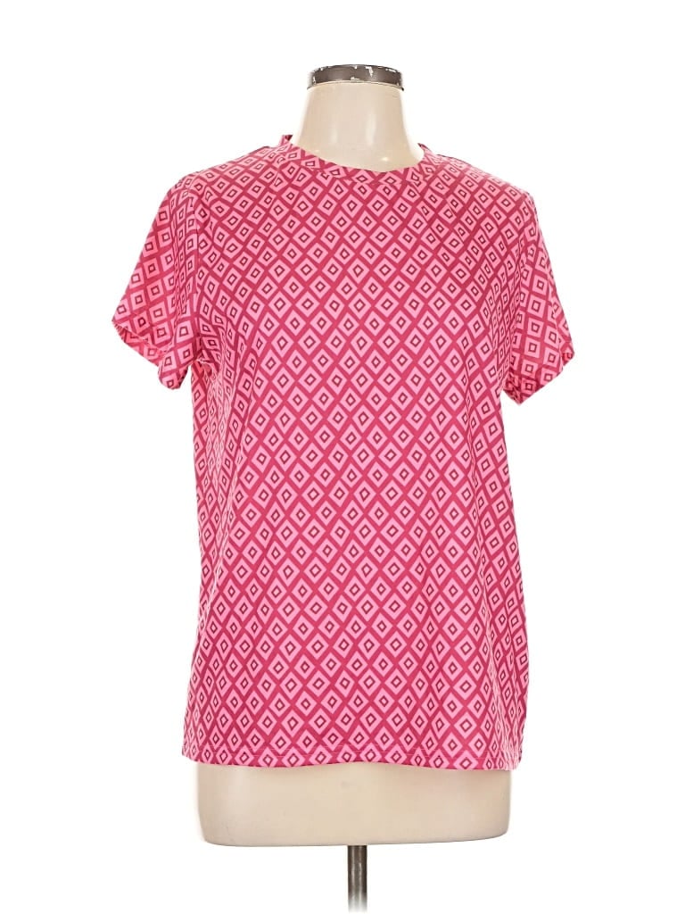 Pre-owned Made With Love Short Sleeve T-shirt In Pink
