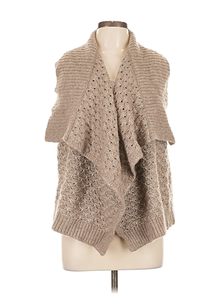 Pre-owned Ann Taylor Loft Cardigan Sweater In Brown