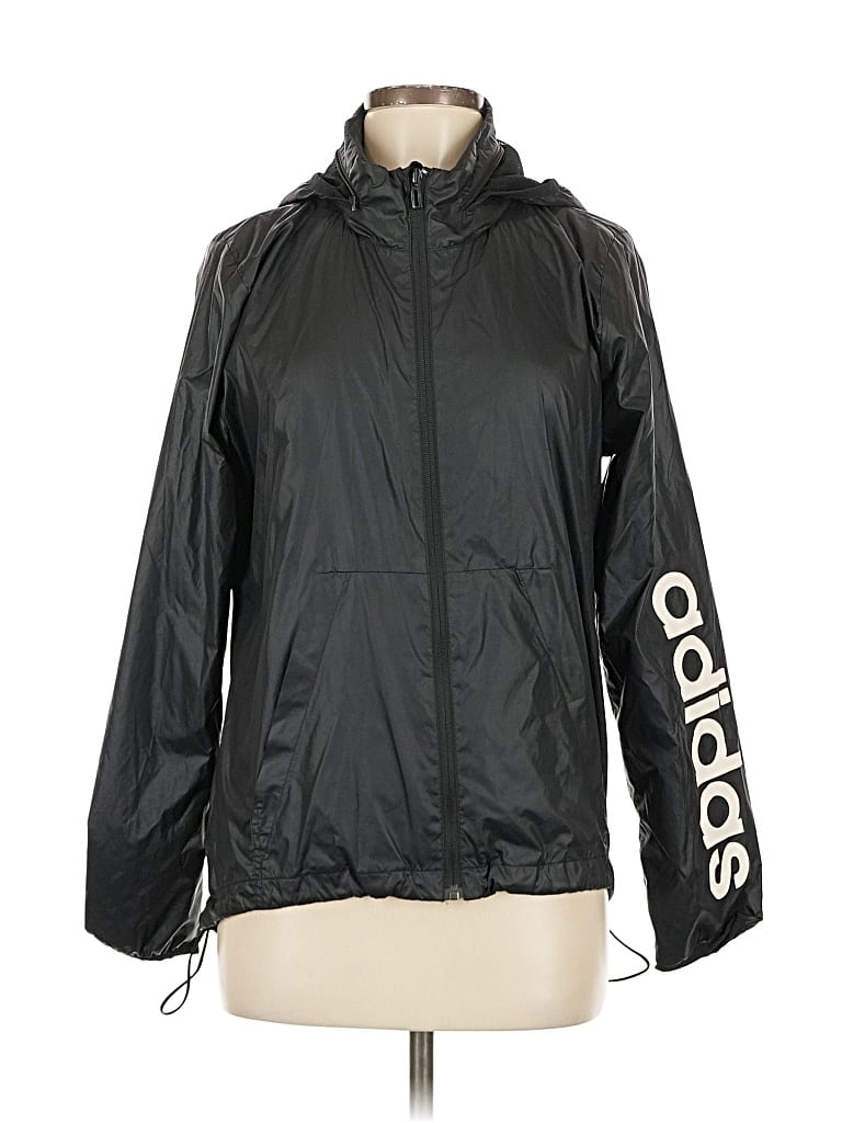 Pre-owned Adidas Originals Windbreaker Jacket In Black