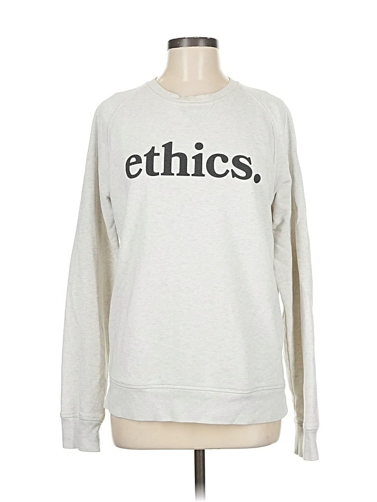 Pre-owned Unbranded Sweatshirt In White