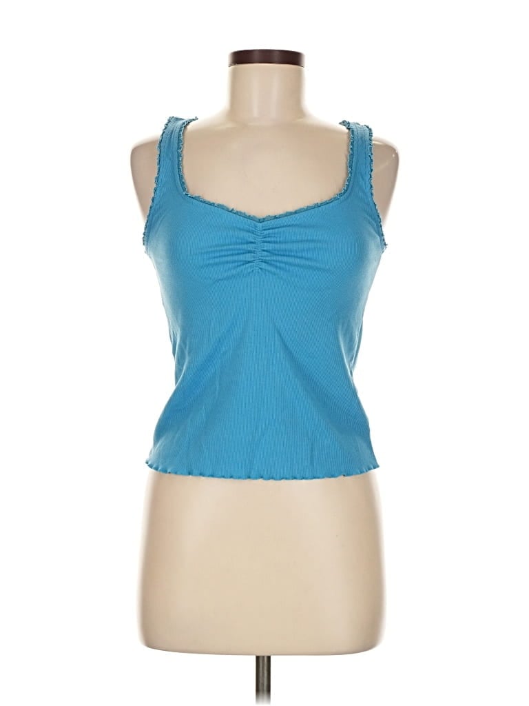 Pre-owned Old Navy Tank Top Blue Sweetheart Neckline Tops
