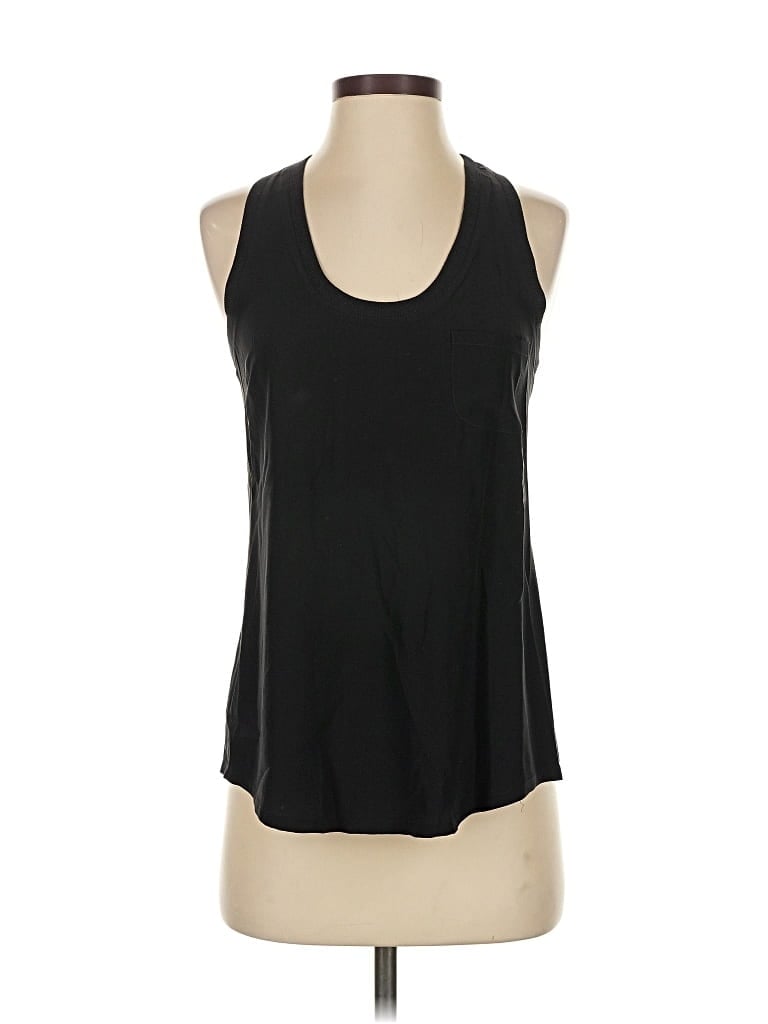 Pre-owned Joie Sleeveless Top Black Halter Neckline Tops
