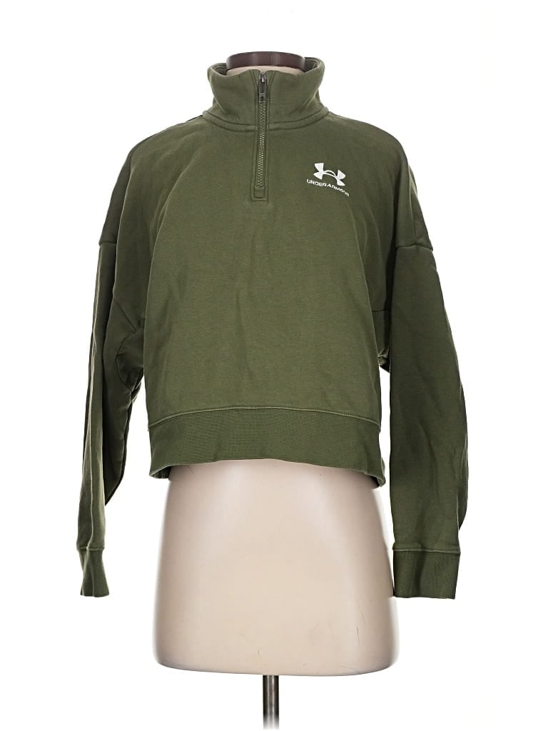 Pre-owned Under Armour Sweatshirt In Green