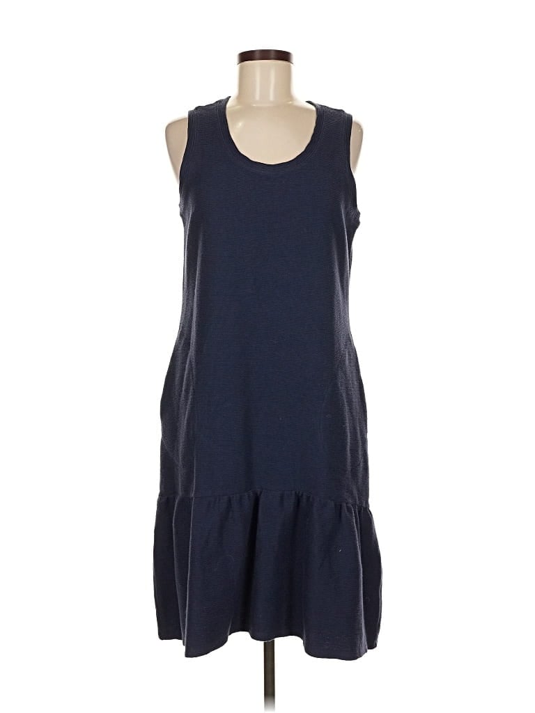 Pre-owned Caslon Casual Dress In Blue