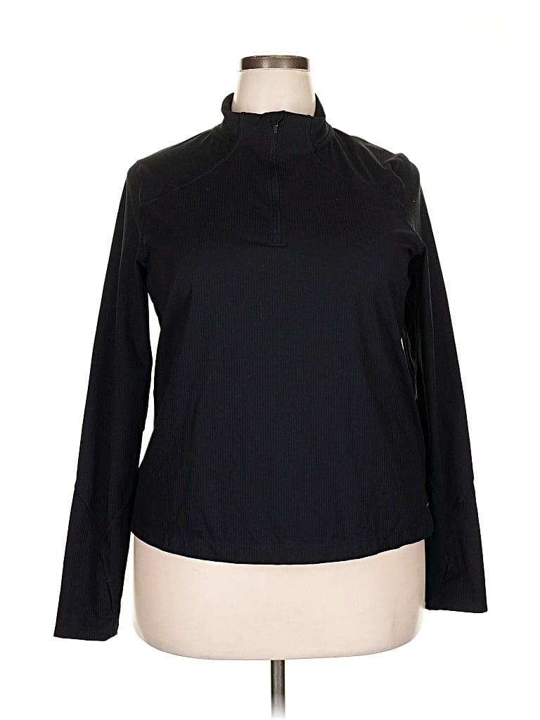 Pre-owned Mondetta Long Sleeve Turtleneck In Black