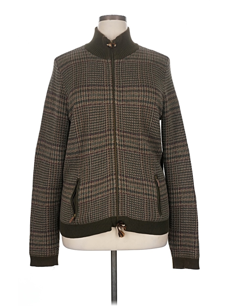 Pre-owned Polo Ralph Lauren Cardigan Sweater In Green