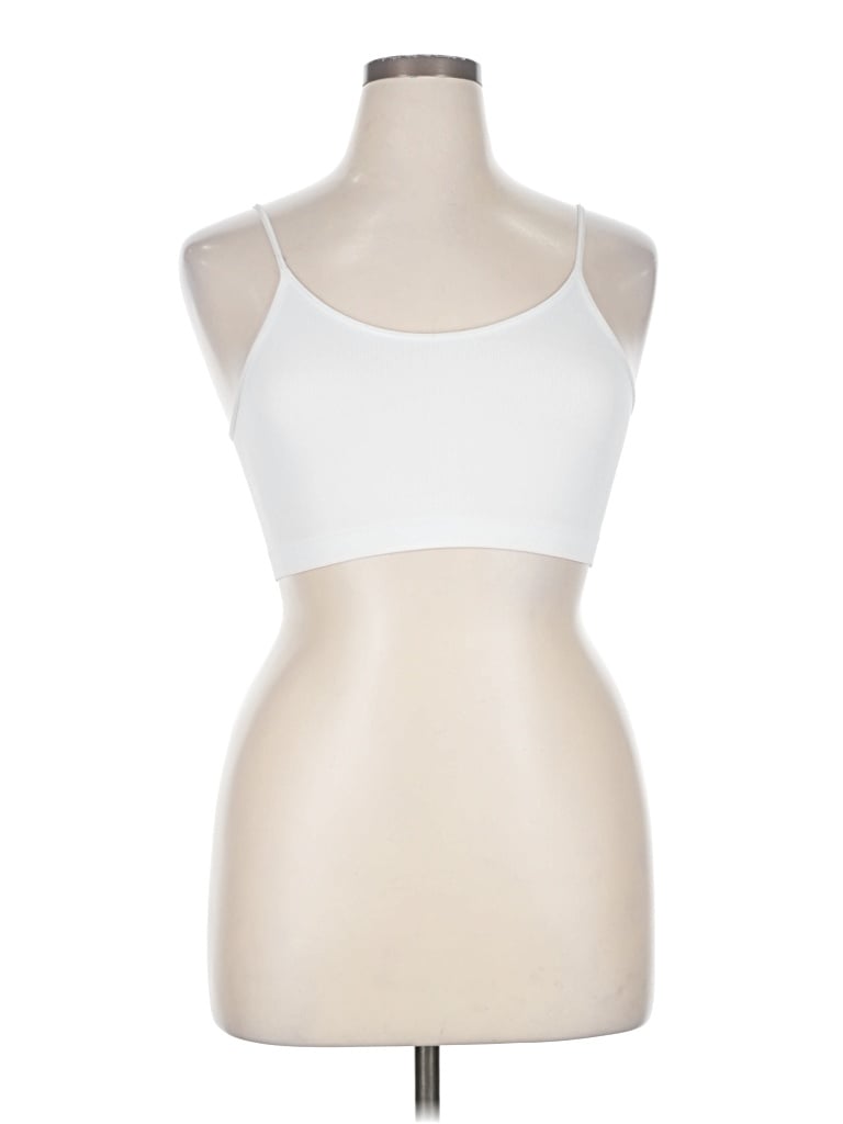 Pre-owned Unbranded Sports Bra In White