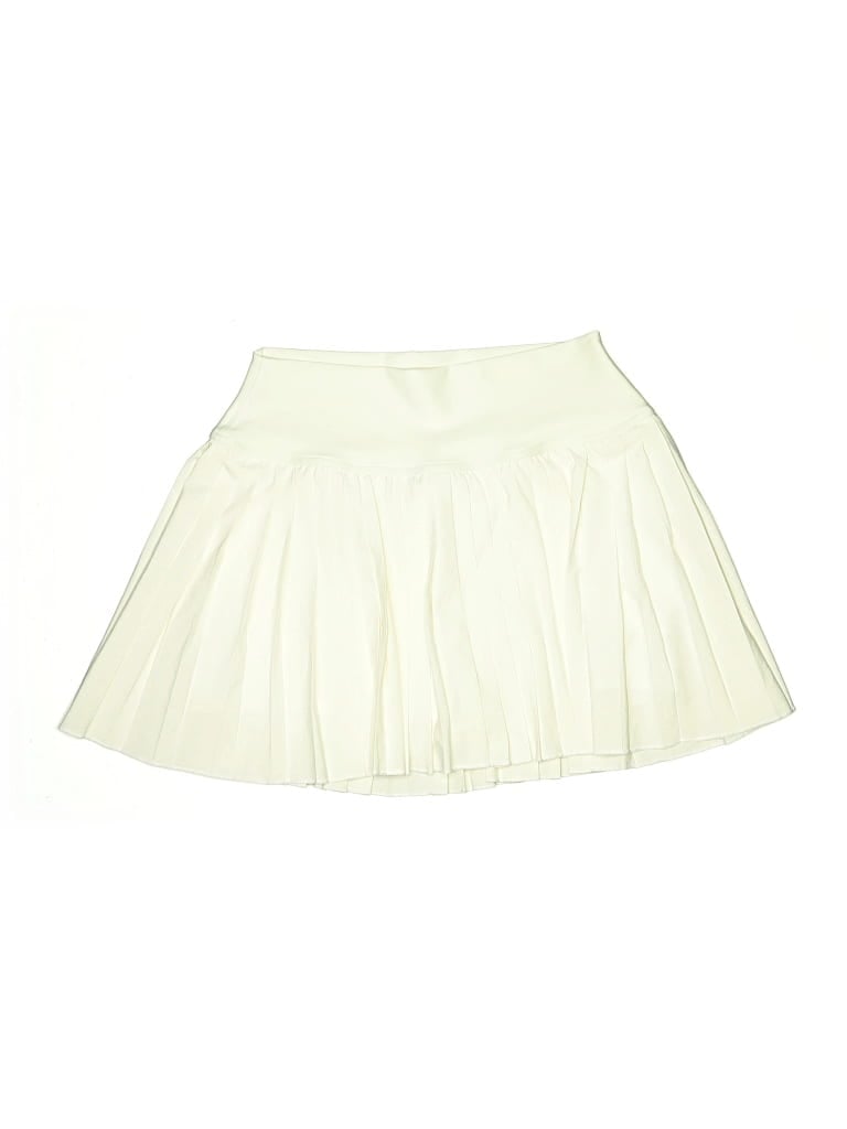 Pre-owned Crz Yoga Casual Skirt In White
