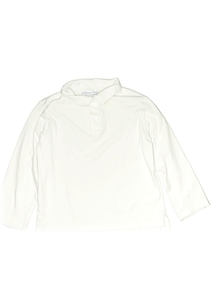 Pre-owned Classic Prep Kids' Long Sleeve Top Ivory Tops In White