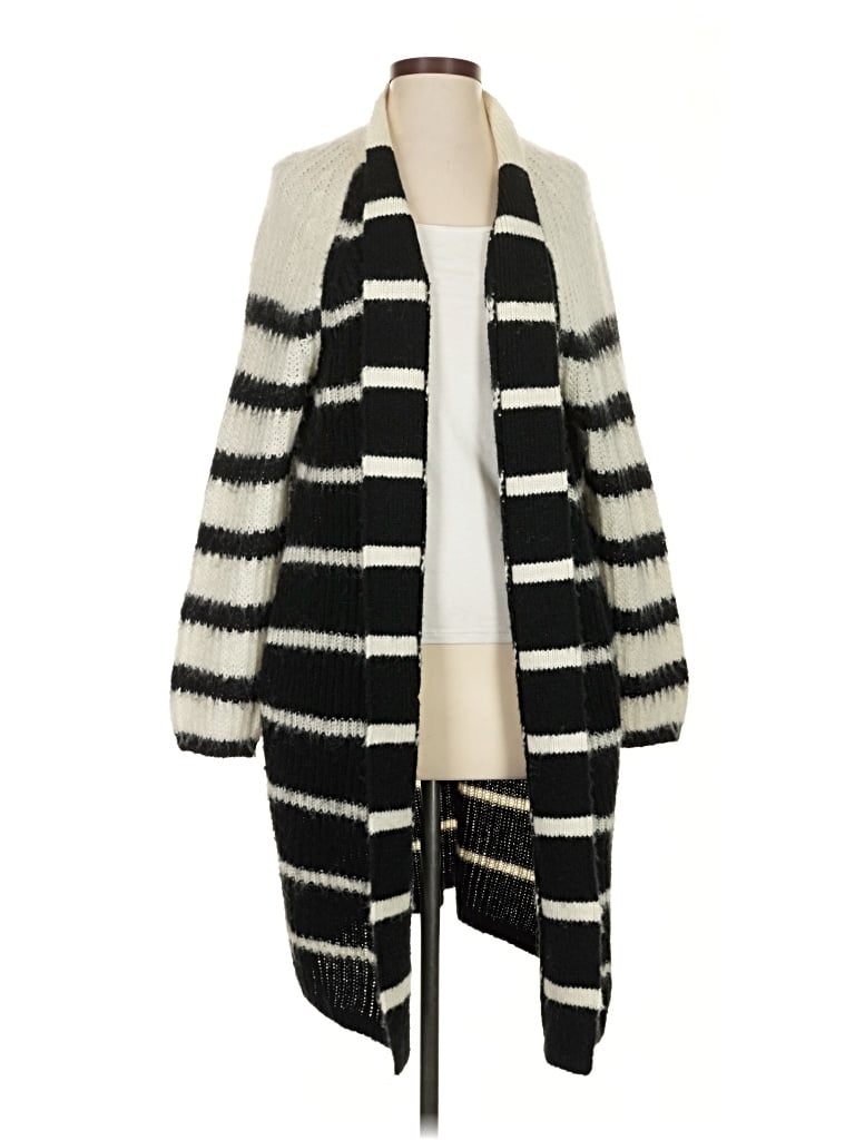 Pre-owned Allsaints Cardigan Sweater In Black