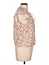 Intermix Pink Short Sleeve Blouse Size L - photo 4
