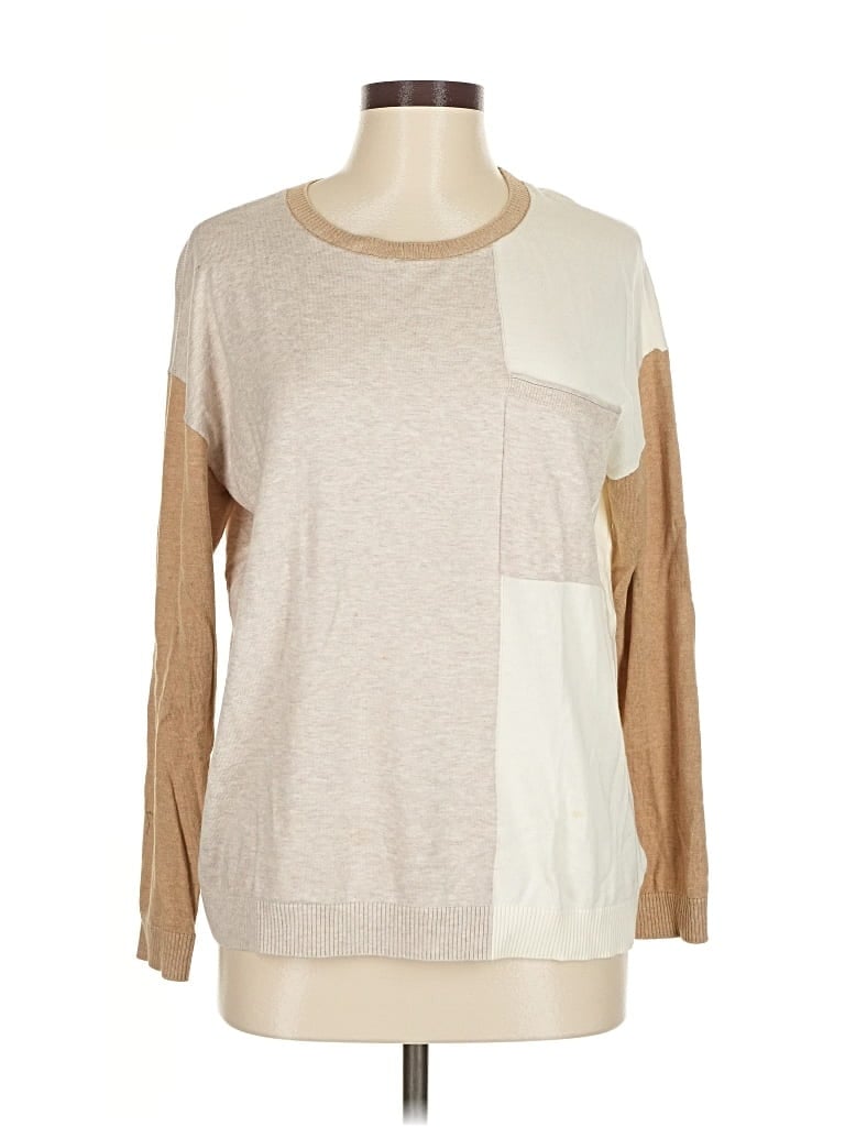 Pre-owned Talbots Long Sleeve T-shirt In Brown