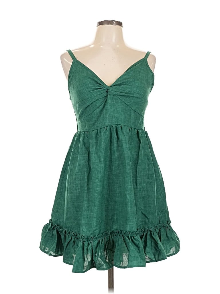 Pre-owned Unbranded Cocktail Dress In Green