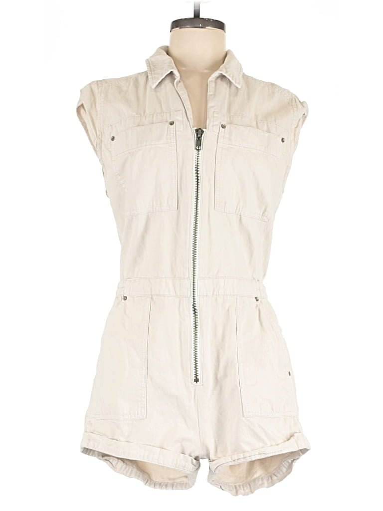 Pre-owned Free People Romper In White