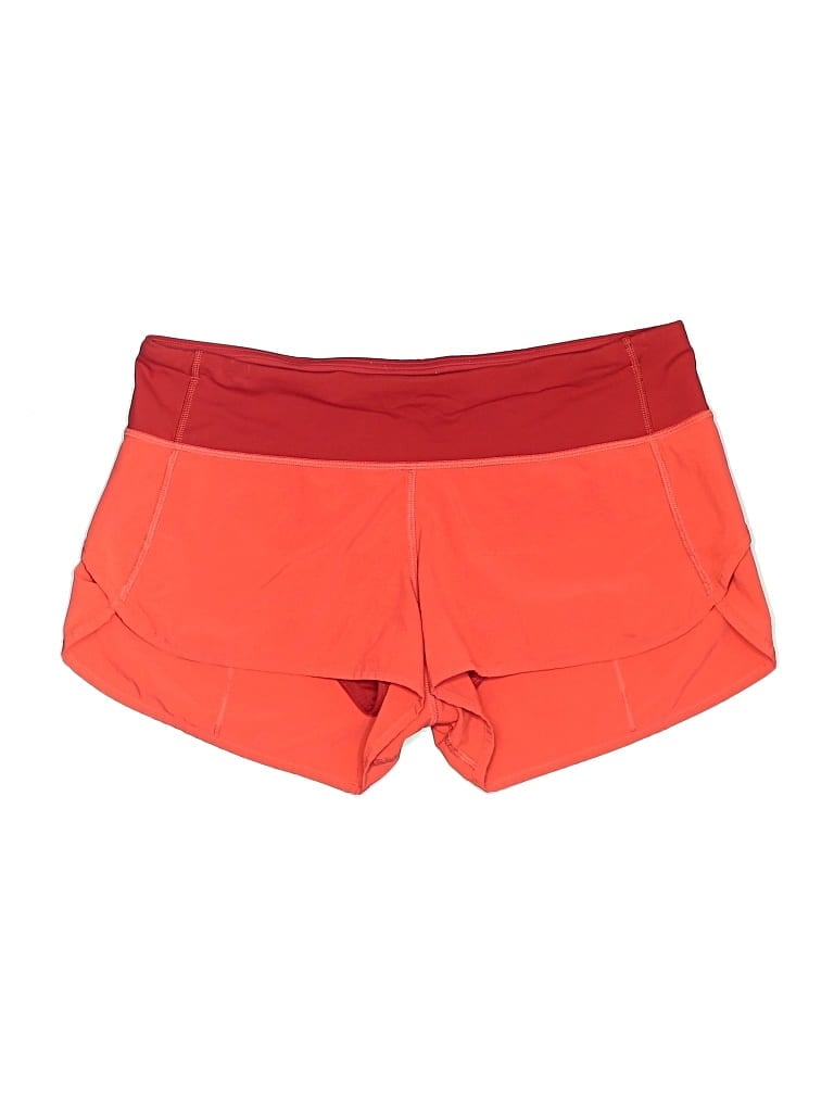 Pre-owned Lululemon Athletica Athletic Shorts In Orange