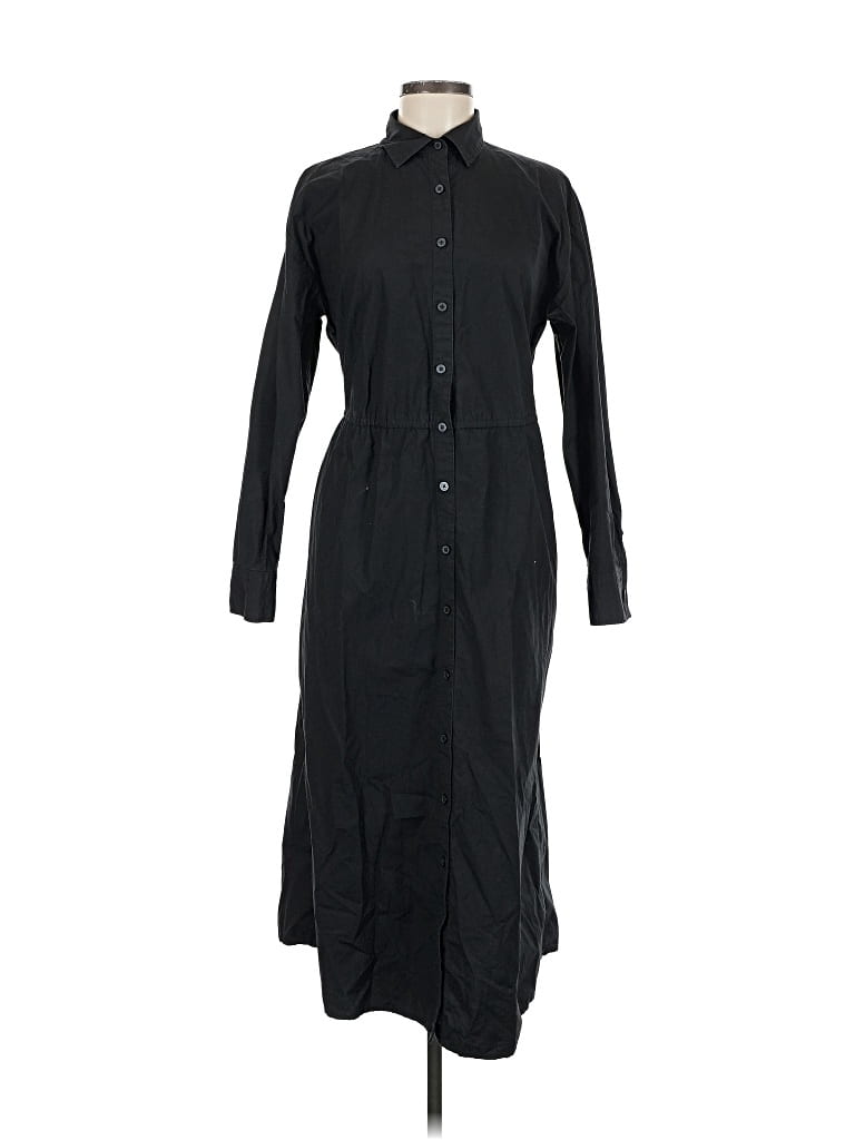 Pre-owned Everlane Casual Dress In Black