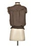 1.State 100% Polyester Brown Sleeveless Blouse Size S - photo 2