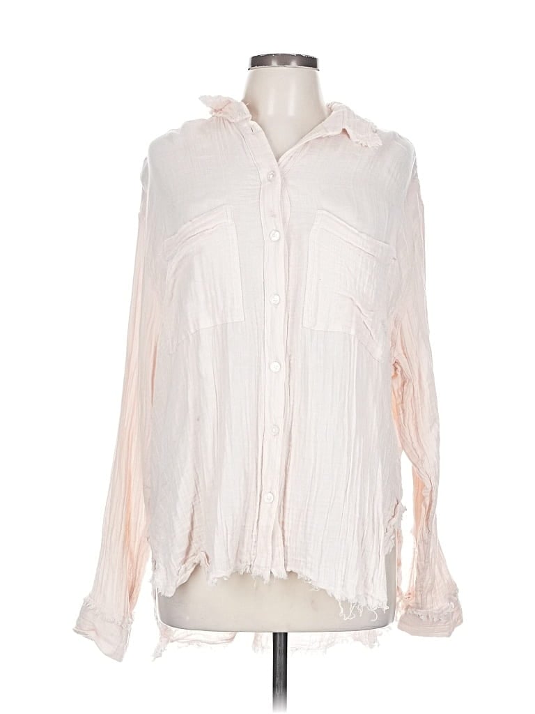 URBAN OUTFITTERS Pre-owned Long Sleeve Blouse In Pink
