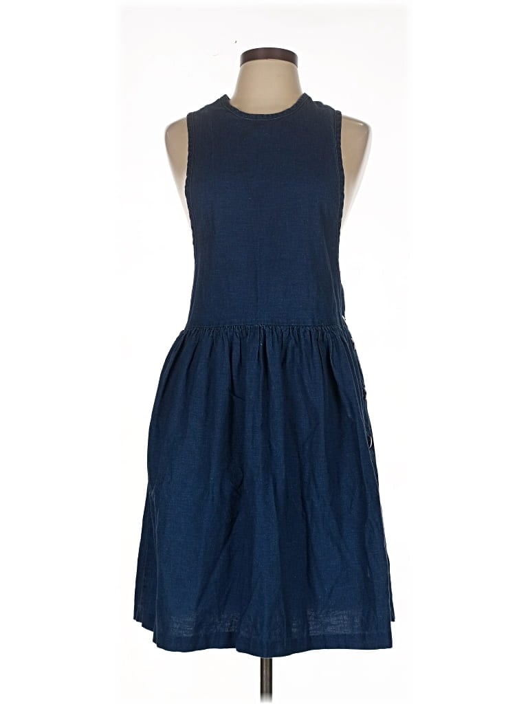 Pre-owned Assorted Brands Casual Dress In Blue