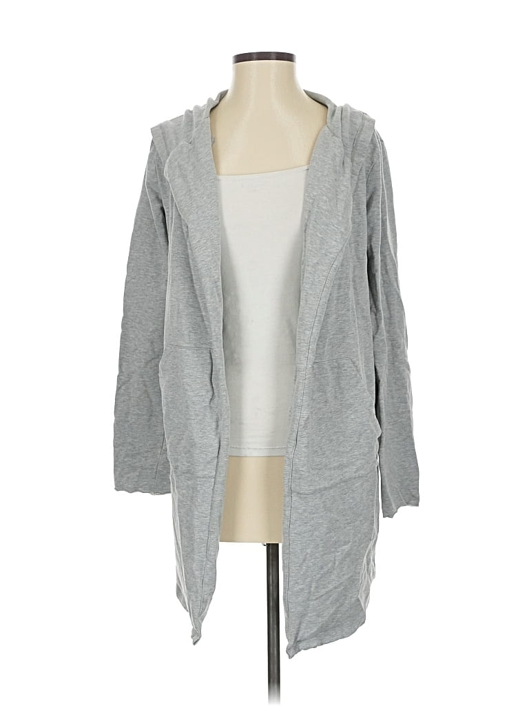 Pre-owned Ann Taylor Loft Outlet Cardigan Sweater In Gray