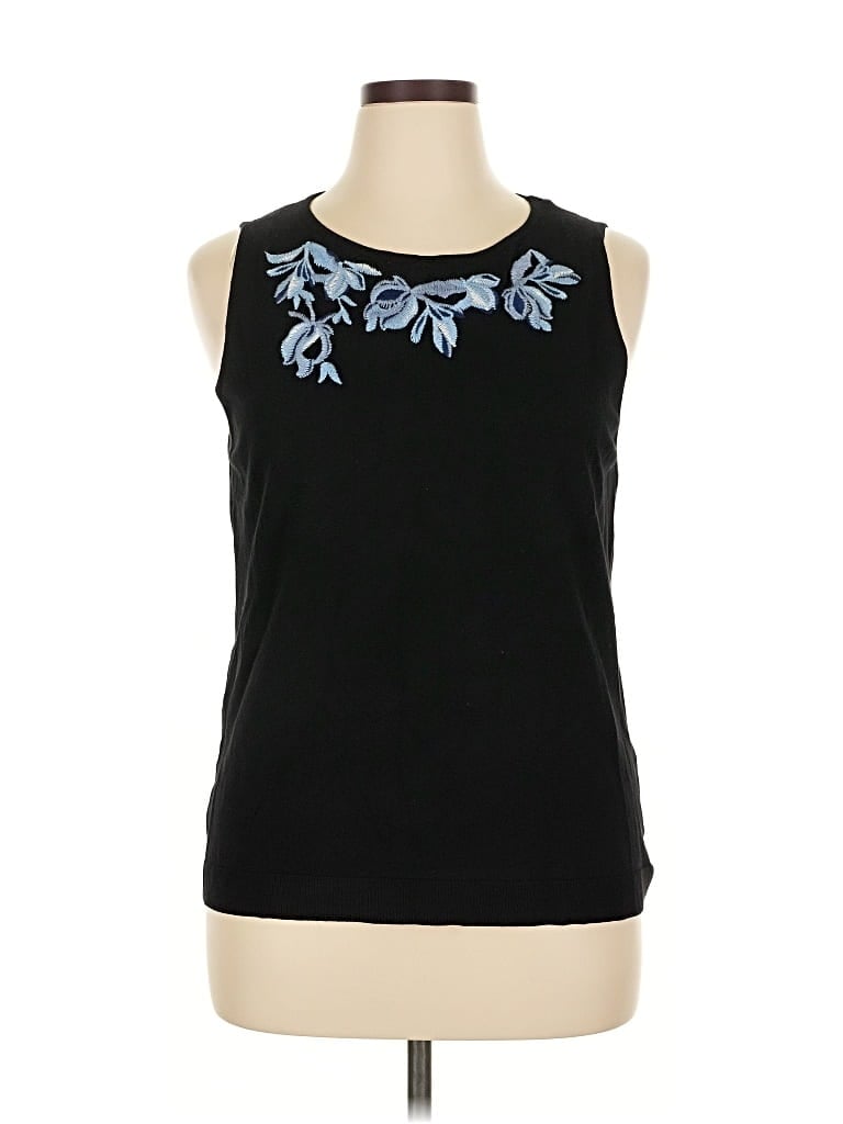 Kasper Sweater Vest In Black