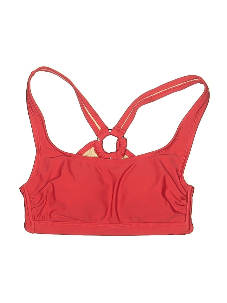 Pre-owned Kona Sol Swimsuit Top Red Swimwear