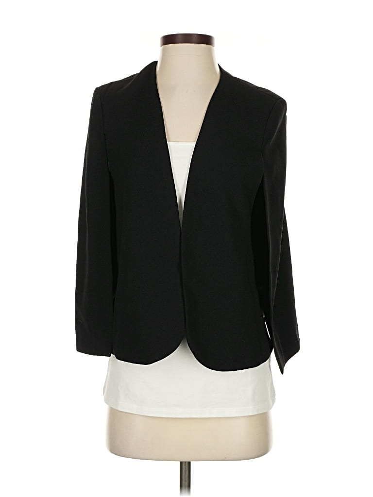 Pre-owned Zara Blazer Jacket In Black