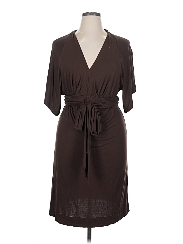Pre-owned Chadwicks Casual Dress In Brown