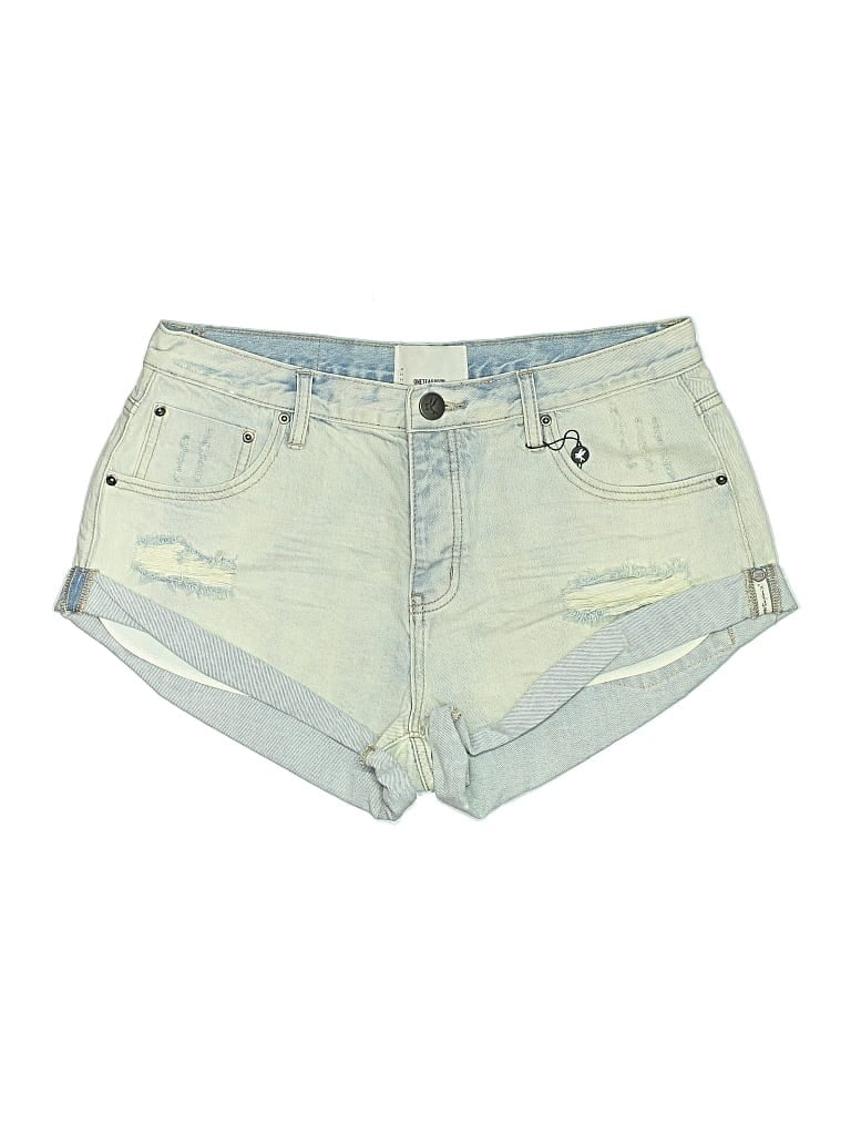 Oneteaspoon Denim Shorts In Blue