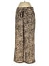 Dee Elly 100% Polyester Animal Print Gold Casual Pants Size S - photo 1