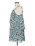 Devlin 100% Polyester Floral Blue Cocktail Dress Size L - photo 5