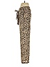 Dee Elly 100% Polyester Animal Print Gold Casual Pants Size S - photo 5